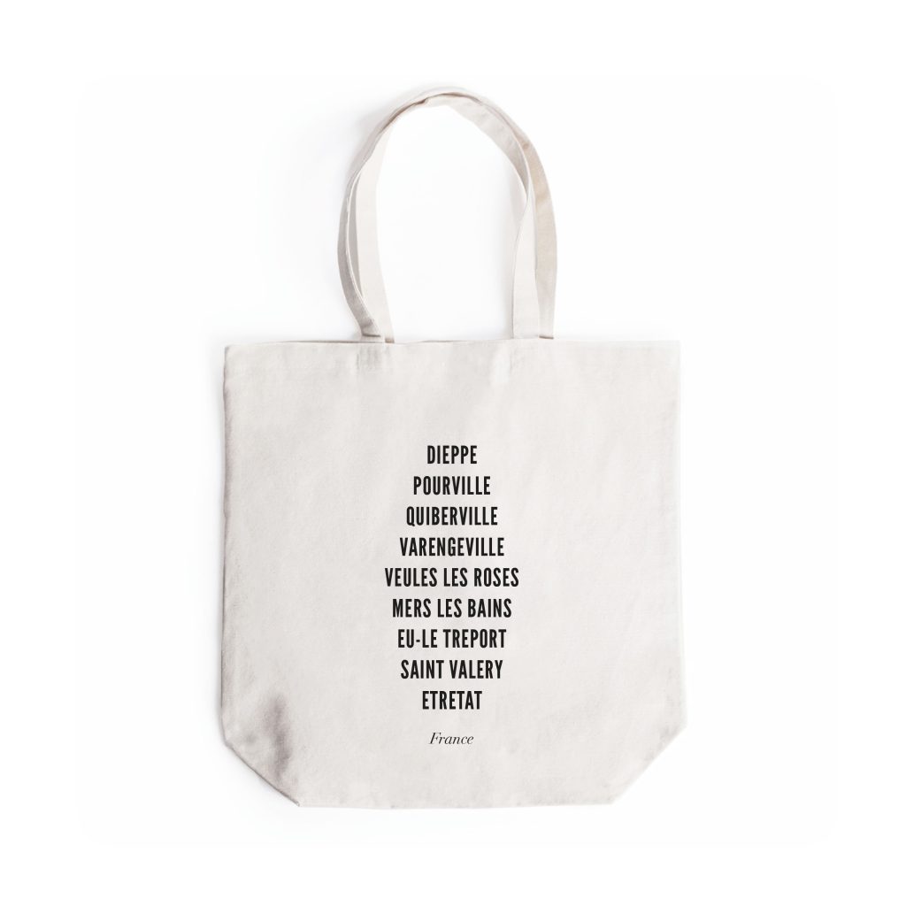 Totebag Dieppe et Cie – Ecriture Noire