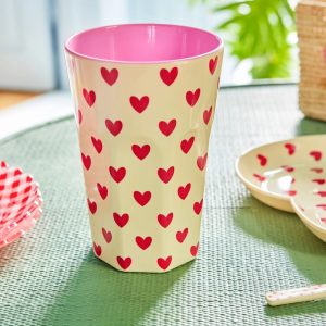Tasse Haute – Coeur Chérie Rouge – 400 ml