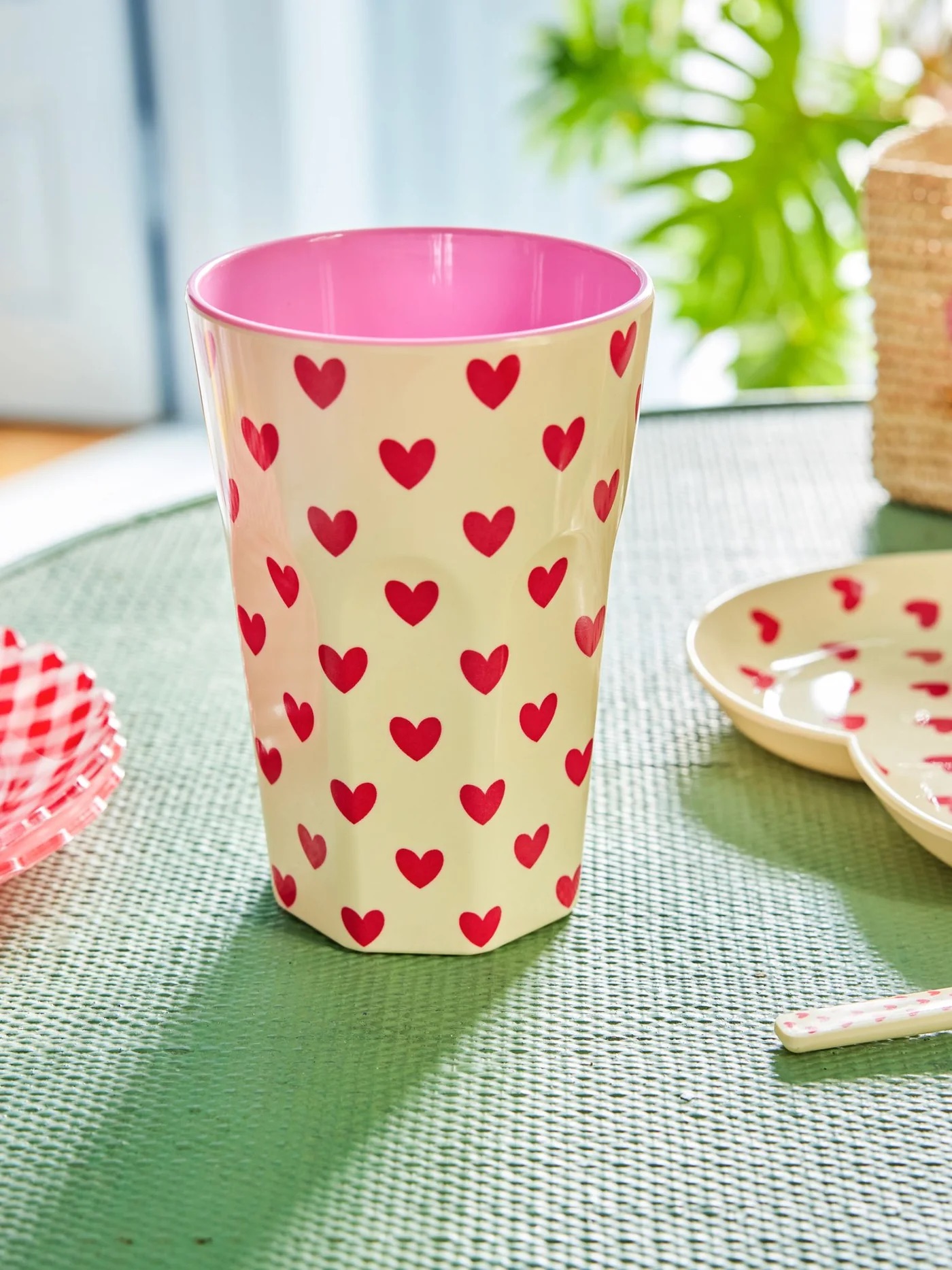 Tasse Haute - Coeur Chérie Rouge - 400 ml – Image 2