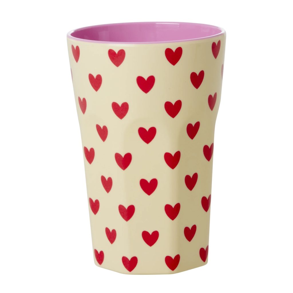 Tasse Haute – Coeur Chérie Rouge – 400 ml