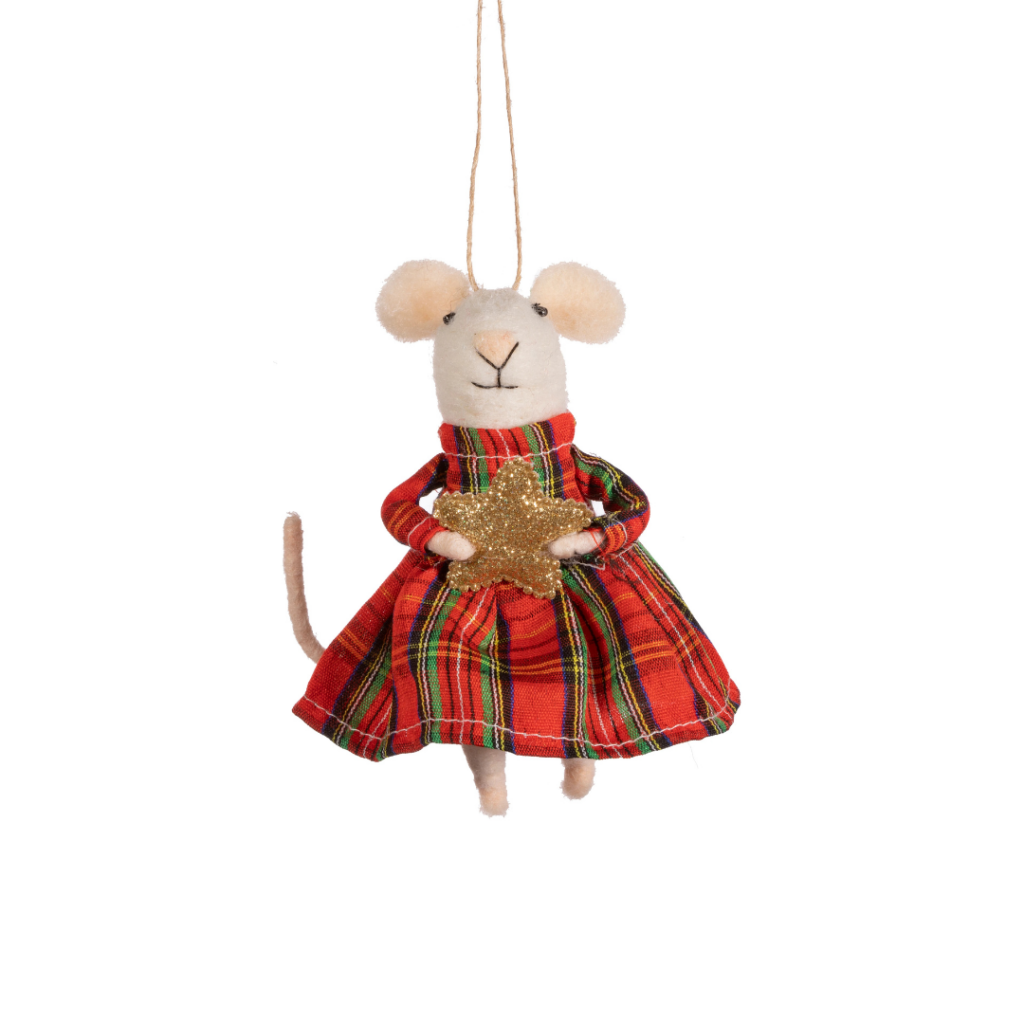 Souris Robe Tartant