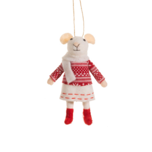 Souris Robe Noël